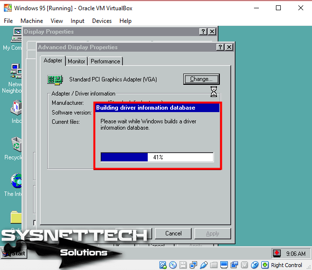 virtualbox windows 98 drivers